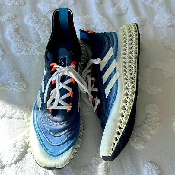 Adidas Parley X 4DFWD Shadow Navy White Running Shoes Men's Size 10. - Picture 4 of 11